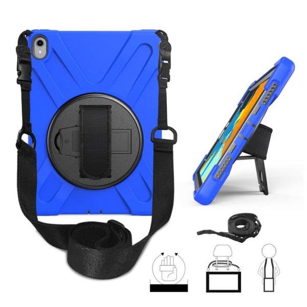 iPad Pro 11 inch (2018) 360 graders dreje kickstand kombi etui - Blue