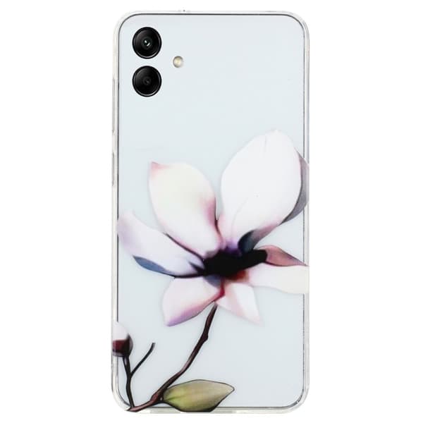 Deco Samsung Galaxy A05 kotelot - Valkoinen Kukka White