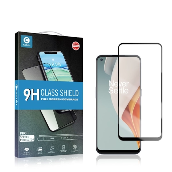MOCOLO HD OnePlus Nord N10 5G skærmbeskytter i hærdet glas - Sort Udgave Transparent