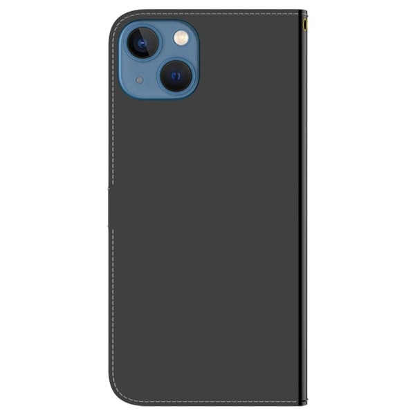 Mirror iPhone 14 Plus flip case - Musta Black