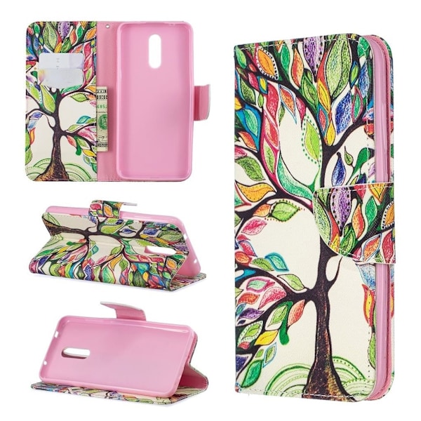Wonderland Nokia 3.2 kotelot  - Värjätty Puu Multicolor