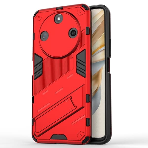 Støtsikkert hybriddeksel med et moderne preg for Honor X60 - Rød Red
