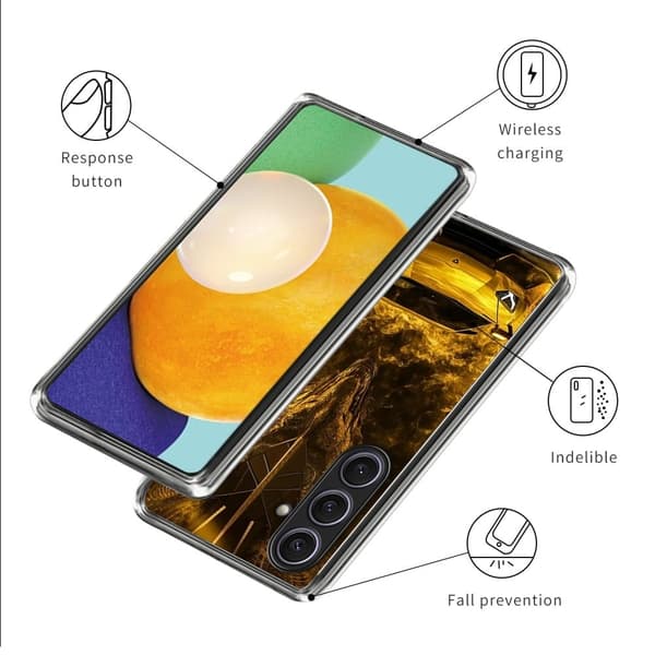Vibe Samsung Galaxy S25 Plus skal - Guld Sportbil Guld