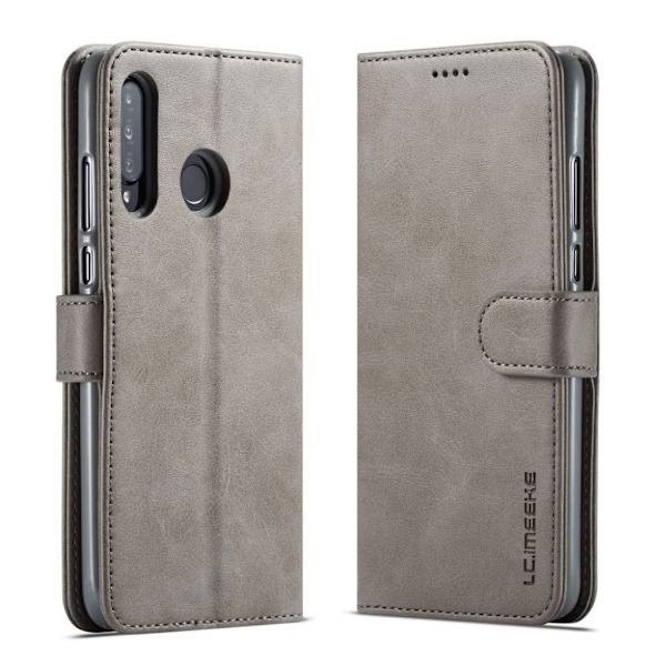 LC.IMEEKE Huawei P30 Lite pung etui - Grå Silver grey