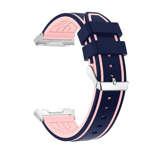 Fitbit Ionic Klockband med linjer - Blå rosa multifärg