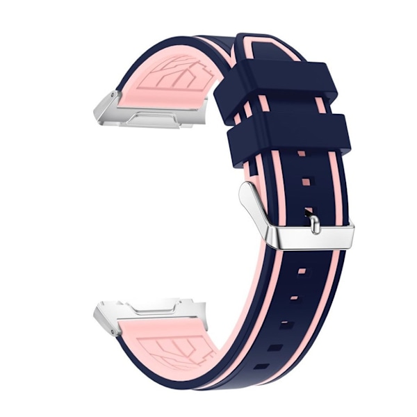Fitbit Ionic klokkereim laget av silikon - Mørk blå og rosa Multicolor