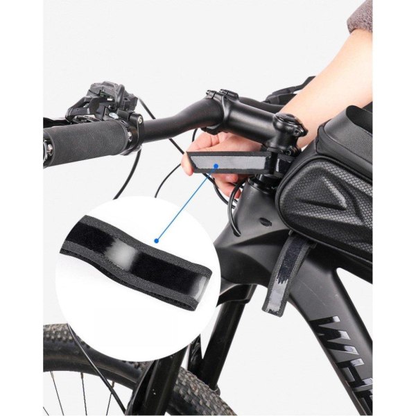 WHEEL UP MTB waterproof bicycle tube storage bag - Multicolor Re Black