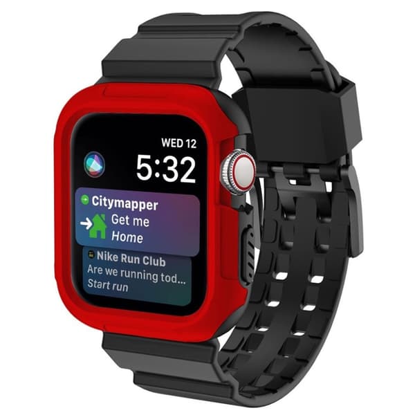 Apple Watch Series 4 44mm silikone Urrem - Rød Red