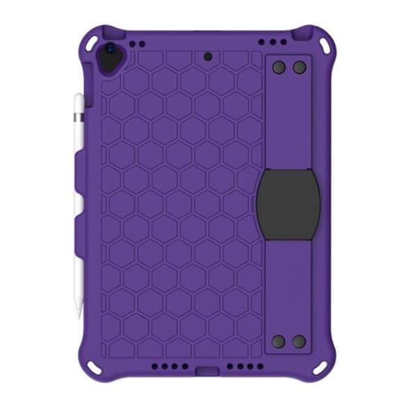 iPad 10.2 (2019) honeycomb EVA silikon kombinationsfodral - Lila Lila
