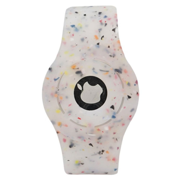 AirTags uthulet håndleddsstropp i silikon - Flerfarget Multicolor