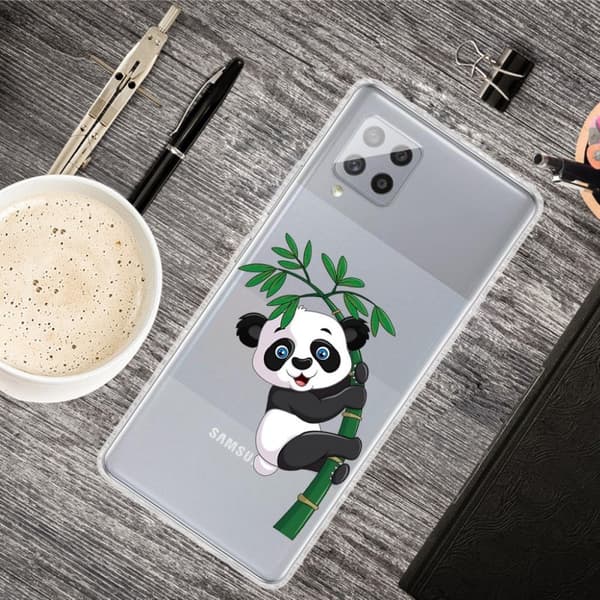 Deco Samsung Galaxy M62 / F62 Etui - Panda og Bambus Multicolor