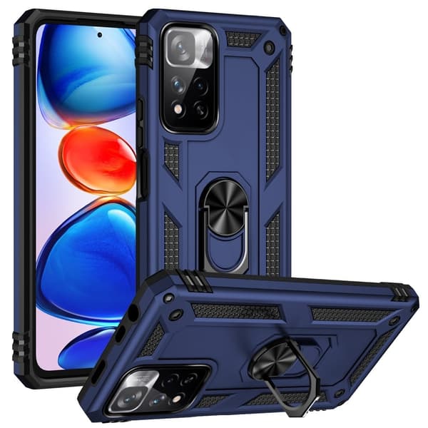 Bofink Combat Xiaomi Redmi Note 11 Pro / 11 Pro Plus Suojakotelo - Sininen Blue