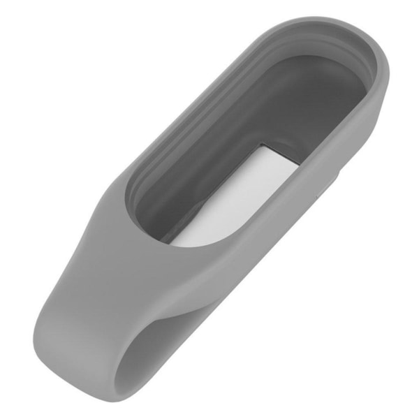 Xiaomi Mi Band 5 silikonspänne ram - Grå Silvergrå