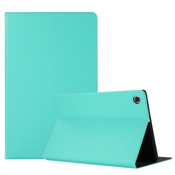Lenovo Tab M10 FHD Plus simple leather flip case - Cyan Green