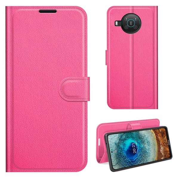 Classic Nokia X10 / Nokia X20 fodral - Rosa Rosa
