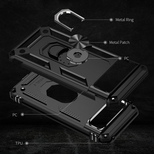 Bofink Combat Google Pixel 8 Pro skal - Svart Svart