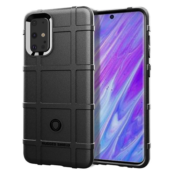 Rugged Shield Samsung Galaxy S20 Plus kotelot - Musta Black