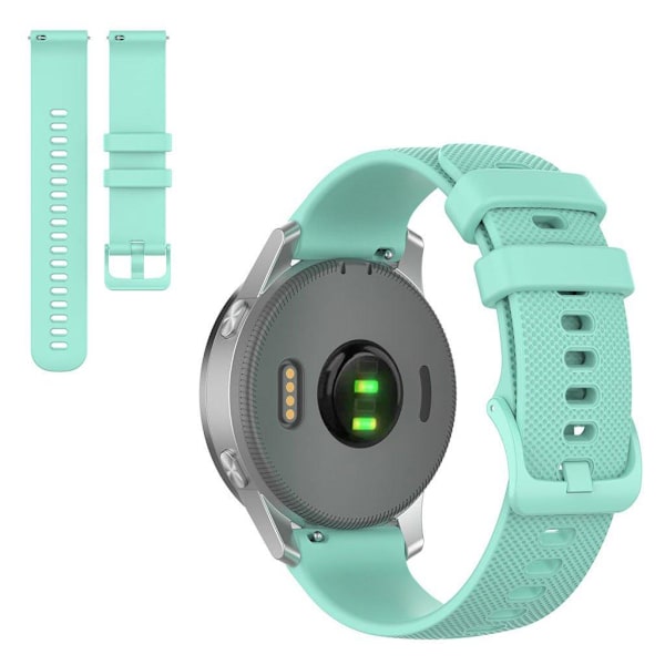 Garmin Venu 2S / Vivoactive 4S / Vivomove 3S solid color watch band - Cyan Grön