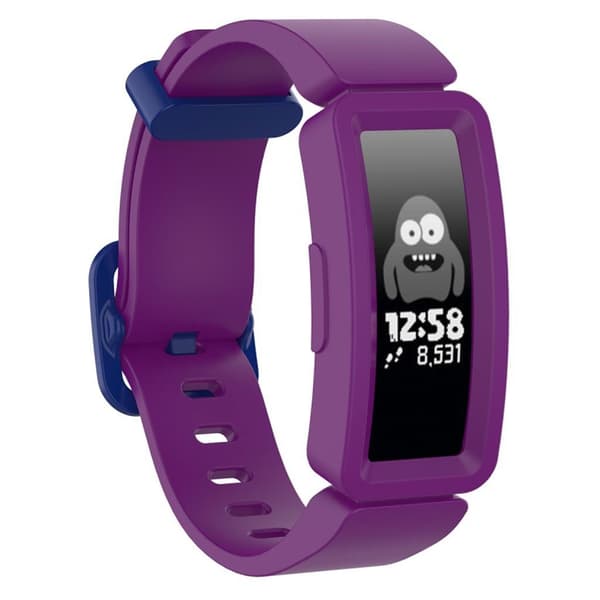 Fitbit Inspire / Inspire HR silikone Urrem - Mørkelilla Purple