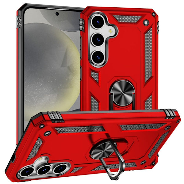 Bofink Combat Samsung Galaxy S25 Plus kotelot - Punainen Red