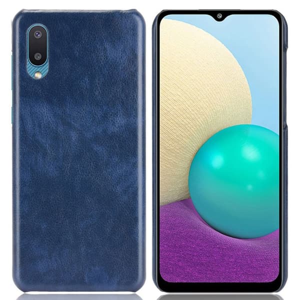 Croco Samsung Galaxy M02 / Samsung Galaxy A02 kotelot - Sininen Blue