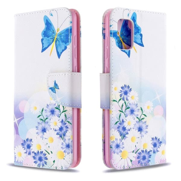 Wonderland Samsung Galaxy A31 flip-etui - Sommerfugl Og Blomster Multicolor