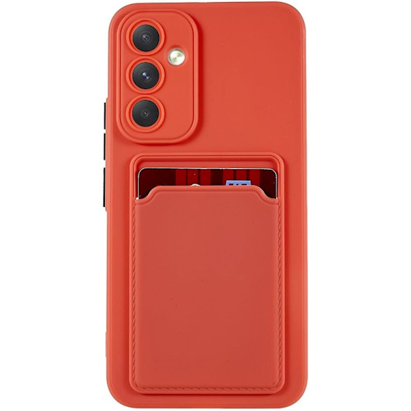 Samsung Galaxy A54 skal med korthållare - Orange Orange