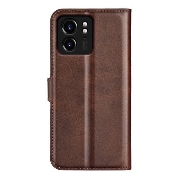 Lompakko Nahkakotelo For Motorola Edge 40 - Ruskea Brown