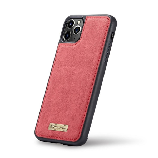 CaseMe iPhone 11 Pro Max Retro Lommebok - Rød Red
