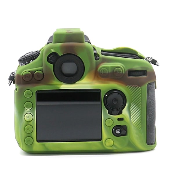 Nikon D810 silikoneovertræk - Camouflage Green