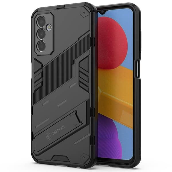 Stødsikker Hybrid Cover med A Moderne Touch til Samsung Galaxy M13 4g - Sort Black