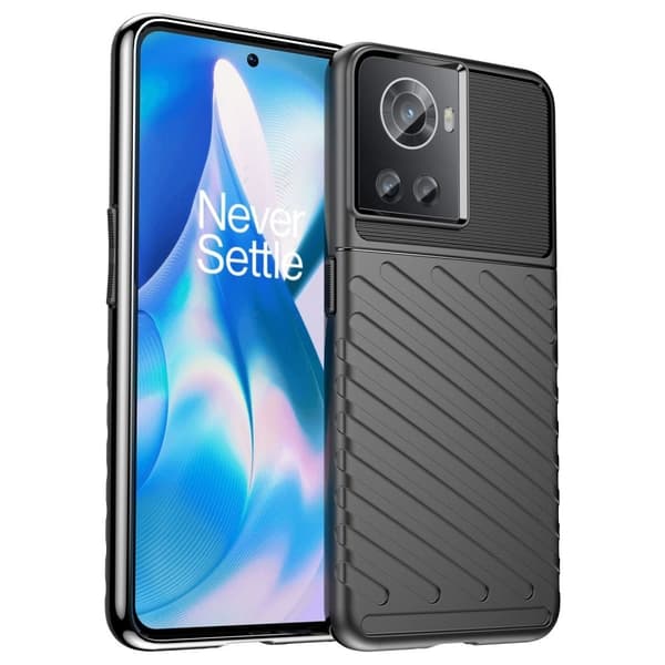 Thunder OnePlus 10R / OnePlus Ace skal - Svart Svart