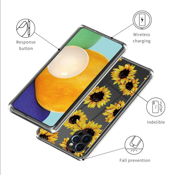 Deco iPhone 16 Pro Max cover - Solsikker Purple