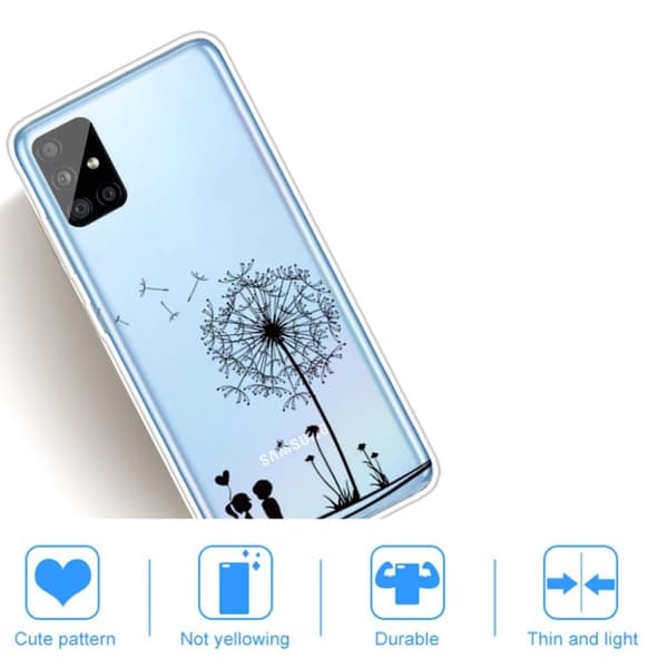 Deco Samsung Galaxy A31 deksel - Løvetann Transparent