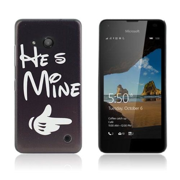 Persson Microsoft Lumia 550 Hårt Skal - He´s Mine multifärg