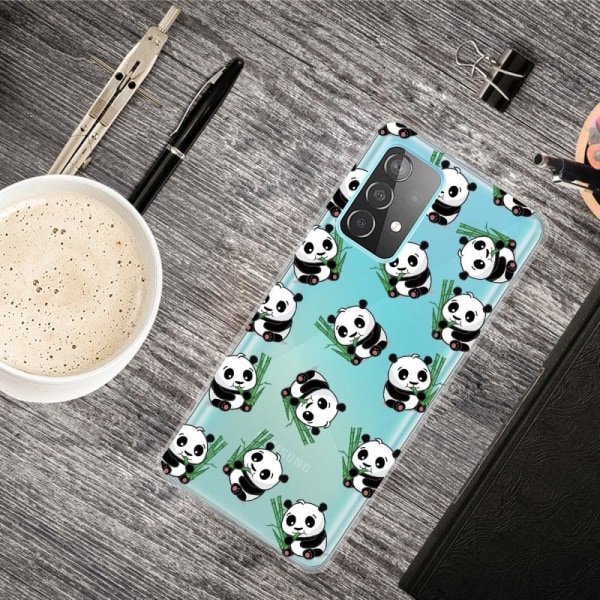 Deco Samsung Galaxy A73 Etui - Pandaer Multicolor