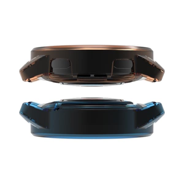 Xiaomi Watch S3 Hollow-Out Smartwatch Protector Stötsäker flexibel klockram - Transparent Orange Orange