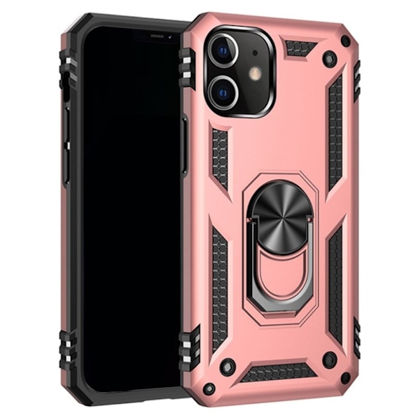 Bofink Combat iPhone 12 Mini kotelot - Ruusukulta Pink