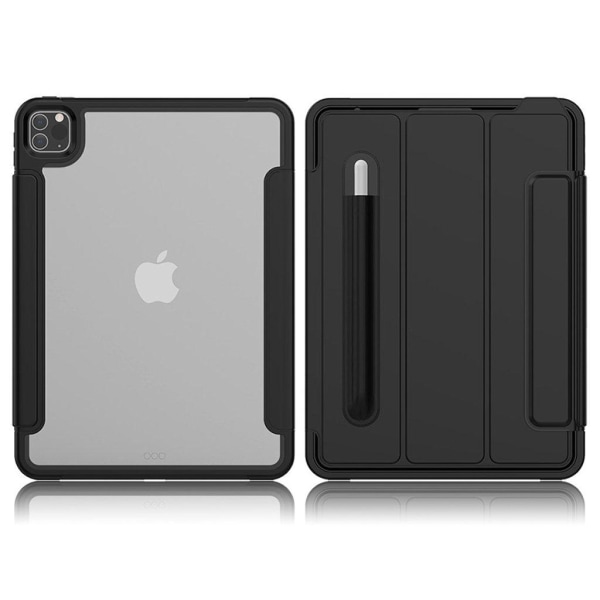 iPad Pro 11 inch (2020) elegant tri-fold case - All Black Black