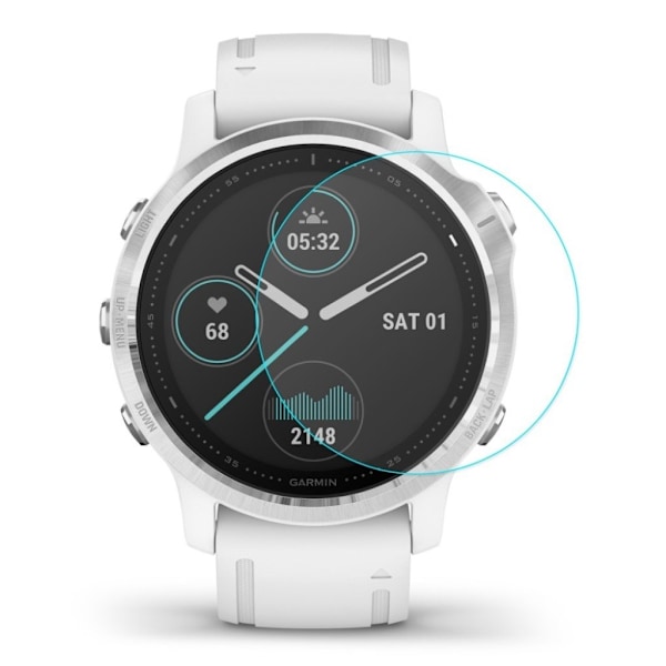 HAT PRINCE Garmin Fenix 6S / 6S Pro 9H karkaistua lasia näytönsuojus Transparent