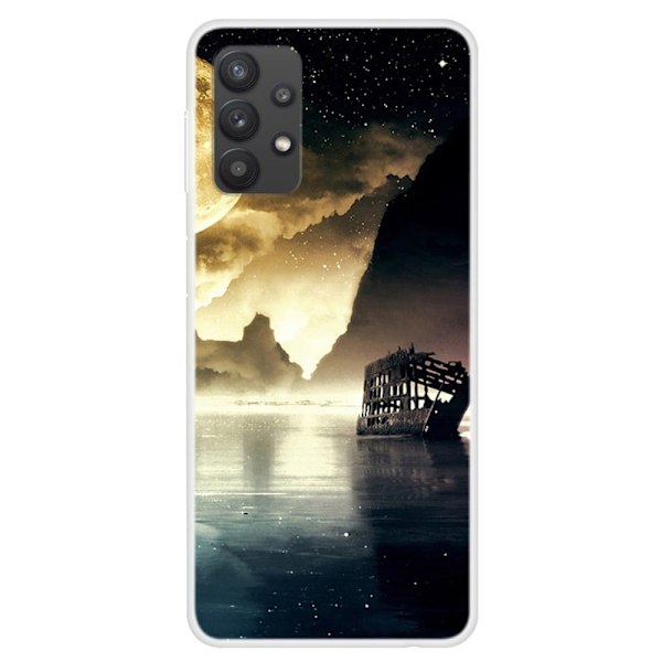 Deco Samsung Galaxy A32 kotelot - Kuunvalo Järven Rannalla Multicolor