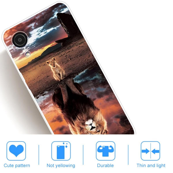 Deco Samsung Galaxy A03 Core Etui - Løve Brown