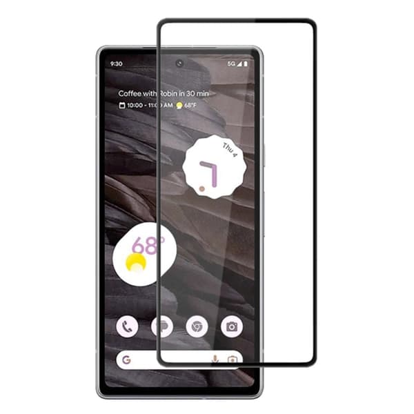 AMORUS ekstra sterk glassskjermbeskytter for Google Pixel 8A Transparent