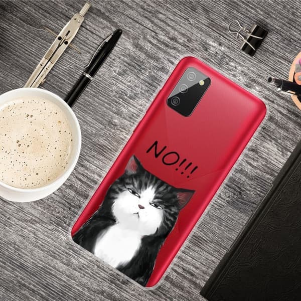 Deco Samsung Galaxy A02s Etui - Katt Black