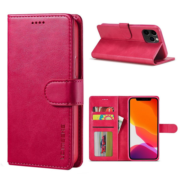 LC.IMEEKE iPhone 12 Mini flip case - Punainen Red