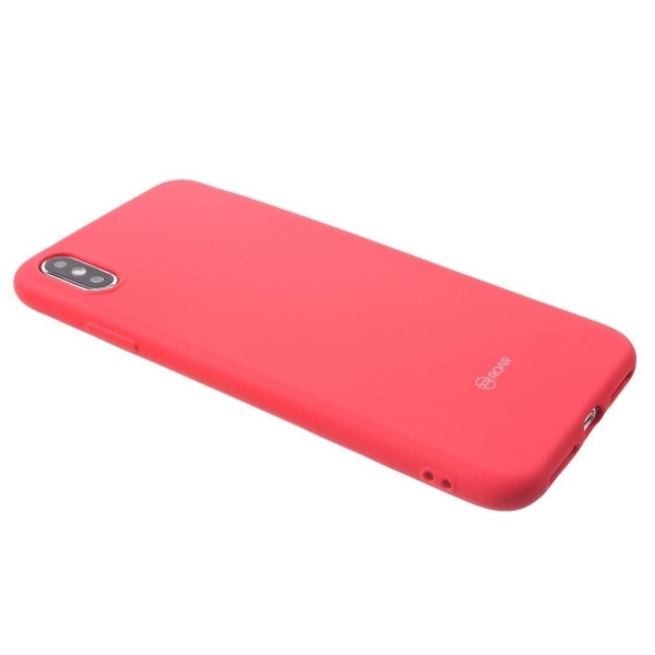 ROAR KOREA iPhone Xs Max mobilskal silikon matt – Röd Röd