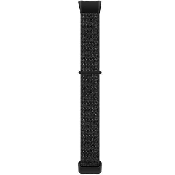 Fitbit Charge 5 / 6 Nylonband Quick Release Sportklockarmband - Mörk Svart Svart