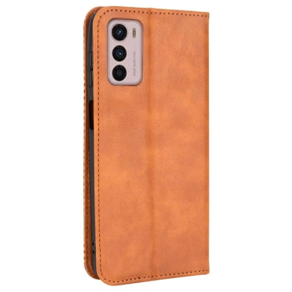 Bofink Vintage Motorola Moto G42 nahkakotelo - Ruskea Brown