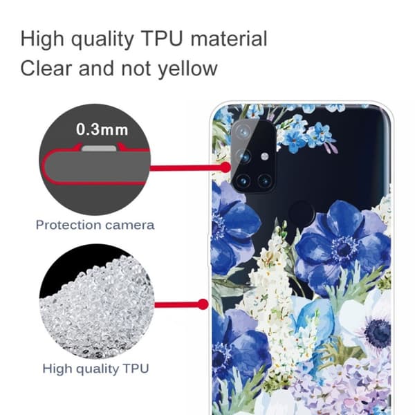 Deco OnePlus Nord N10 5G Etui - Blomst Multicolor