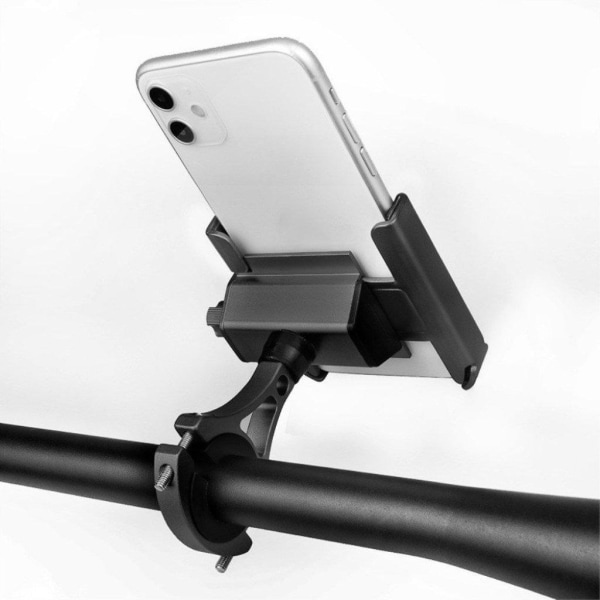Universal bike phone holder mount - Short / Handlebar / Black Svart